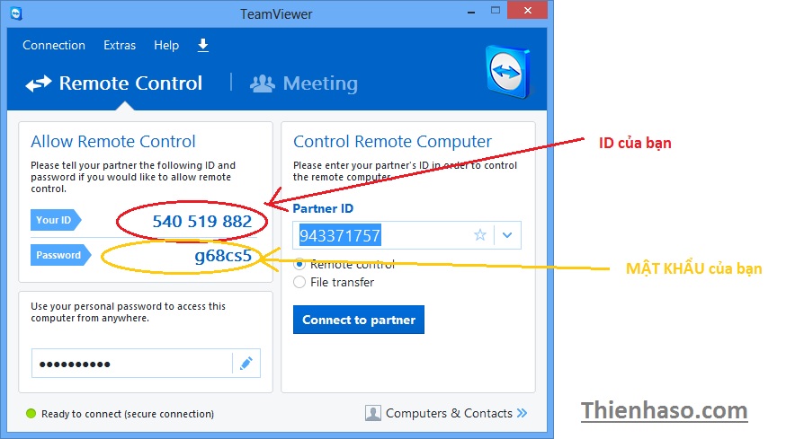 Hướng dẫn sử dụng TeamViewer 10